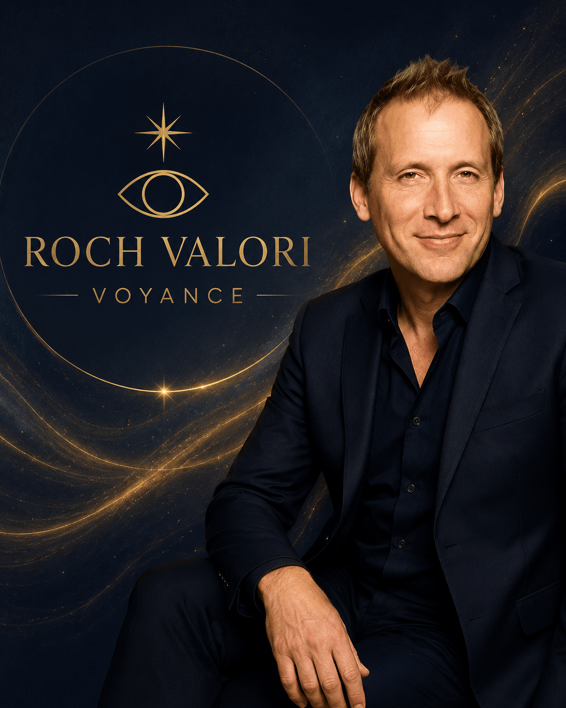 Roch Valori dans l’univers visuel de son cabinet de voyance